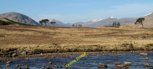 Photo 6x4 Abhainn Shira The W. bank (at this location) of the Abhainn Shi c2010