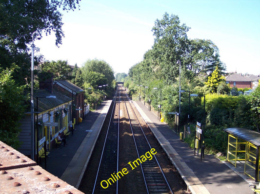 Photo 6x4 Eccleston Park station from Portico Lane Prescot  c2010