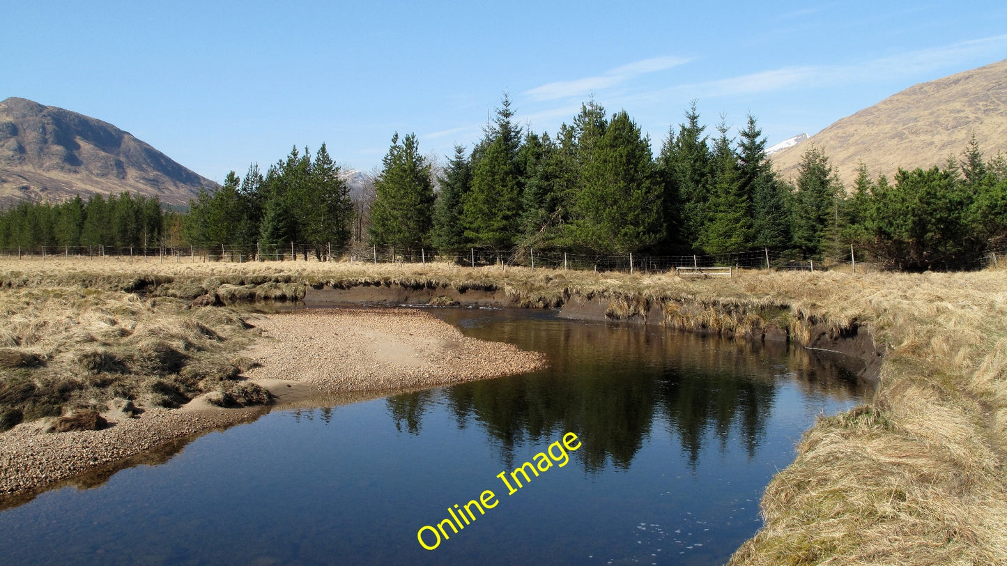 Photo 6x4 Abhainn Shira  - Erosion of River Bank Both erosion and deposit c2010