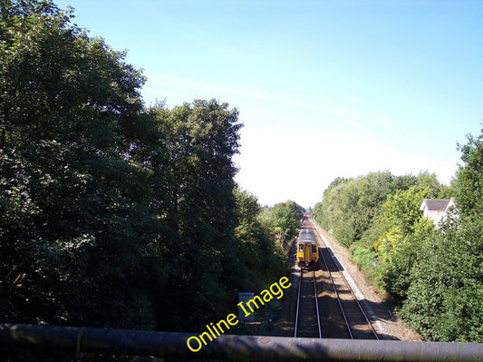 Photo 6x4 The Liverpool Manchester railway from Stoney Lane bridge Presco c2010