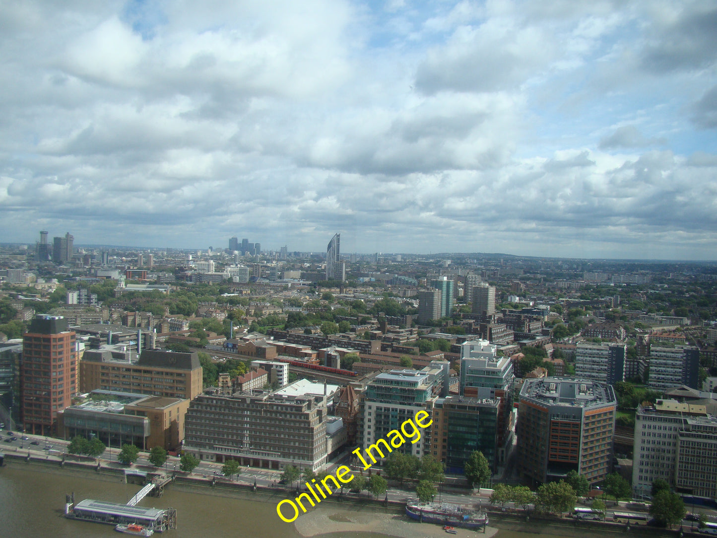 Photo 6x4 General view over London, viewed from Altitude 360 Westminster  c2010