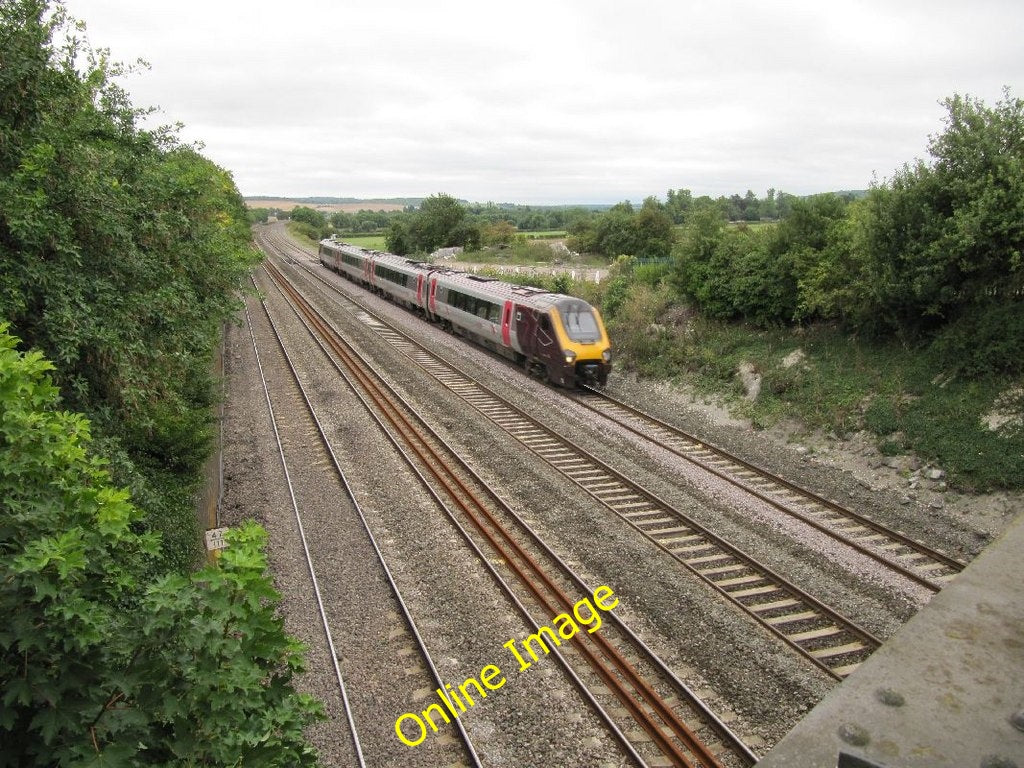 Photo 6x4 Express coming through Cholsey An express train coming through  c2010