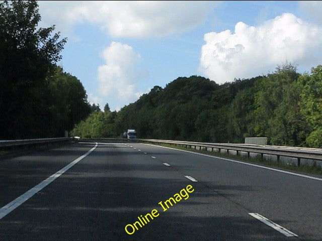 Photo 6x4 M50 Motorway crosses the Ledbury-Gloucester railway Four Oaks\/ c2010