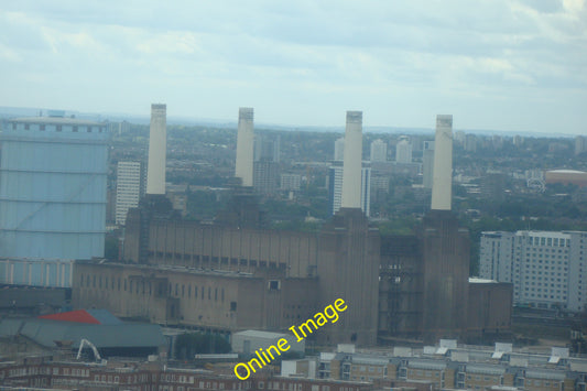 Photo 6x4 View of Battersea Power Station from Altitude 360 Westminster T c2010