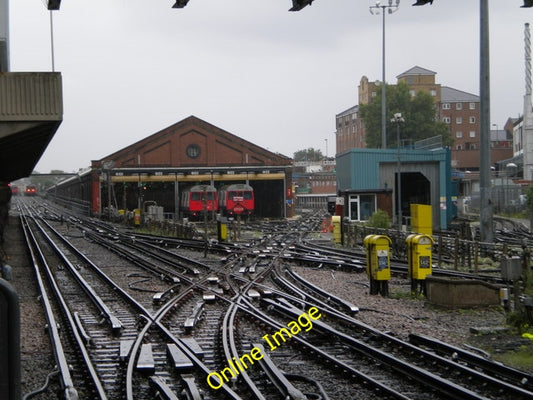 Photo 6x4 Railway tracks, Hammersmith Underground Station W6 Hammersmith\ c2010