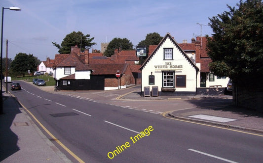 Photo 6x4 Chipping Hill, Witham, Essex Photo shows The White Horse pub an c2010