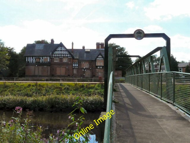Photo 6x4 Tatton Arms footbridge Gatley Footbridge over the River Mersey  c2010