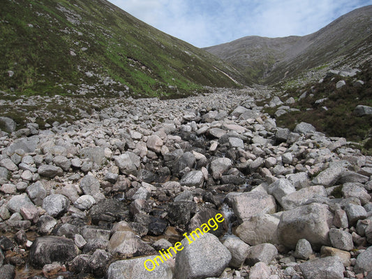 Photo 6x4 Coire na L\u00c3\u00a0rach Allt Coire na L\u00e0rach Looking up c2010