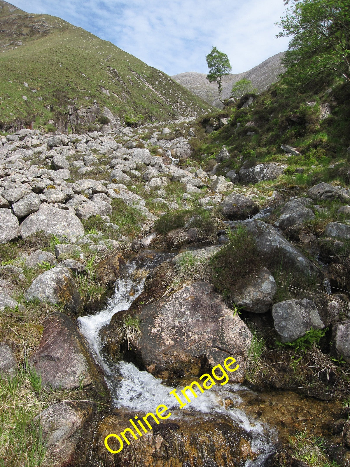 Photo 6x4 Allt Coire na L\u00c3\u00a0rach Allt Coire na L\u00e0rach Looki c2010