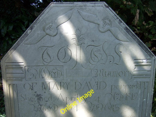 Photo 6x4 The earliest burial (detail) Brynberian An untrained mason seem c2010