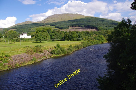 Photo 6x4 River Awe Brochroy View upstream from the suspension bridge [[2 c2010