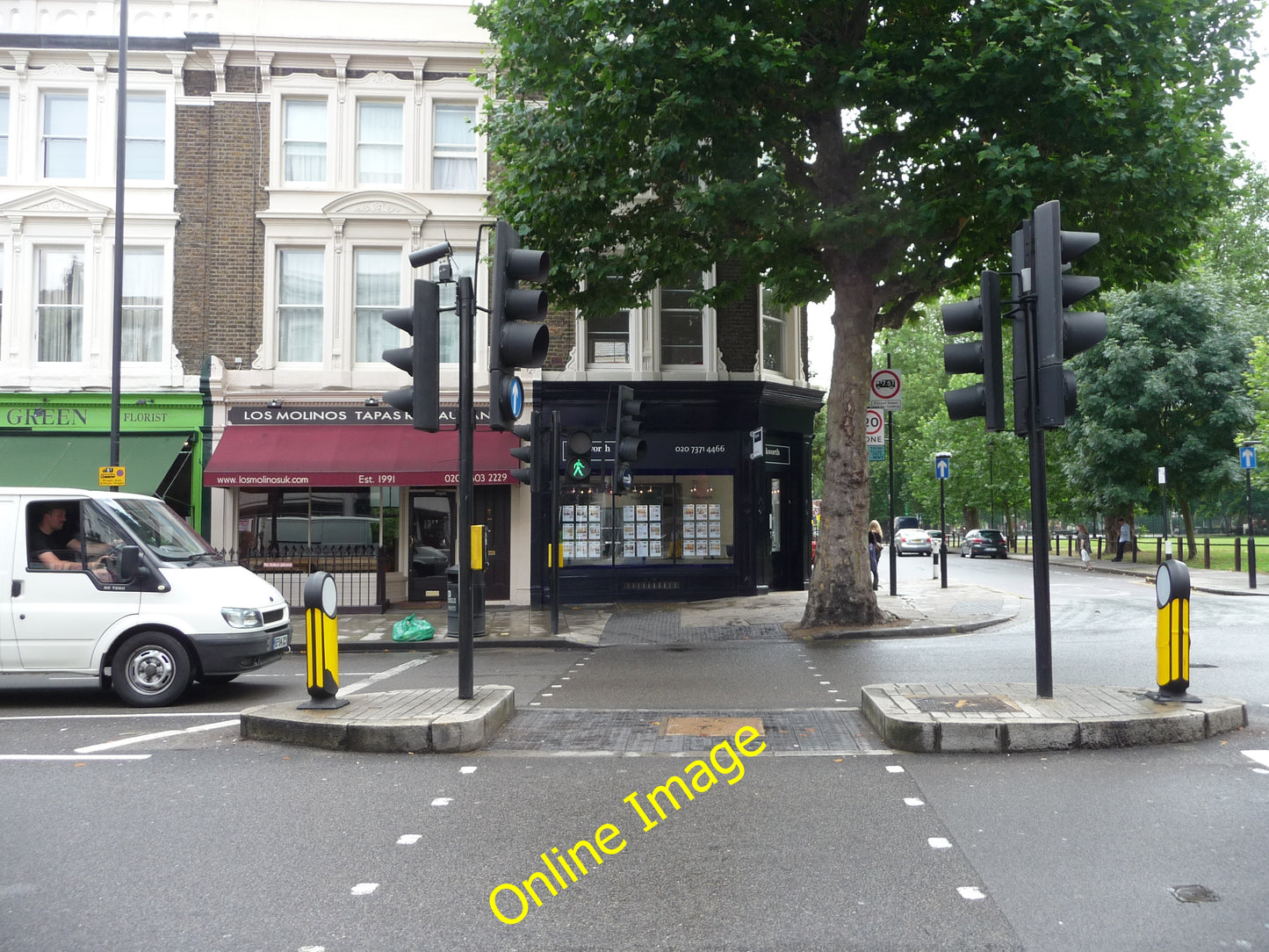 Photo 6x4 London : Hammersmith : Shepherd's Bush Road Crossing Hammersmit c2010