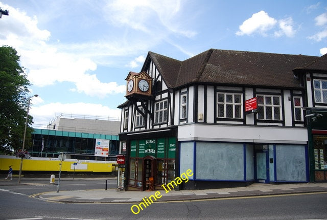 Photo 6x4 Clock at the junction of London Rd and Epsom Rd Guildford  c2010