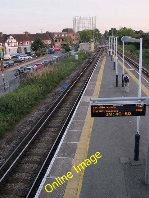 Photo 6x4 Motspur Park New Malden View from the railway bridge. c2010