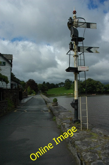 Photo 6x4 Signal beside the Mawddach Trail Penmaenpool A disused railway  c2010