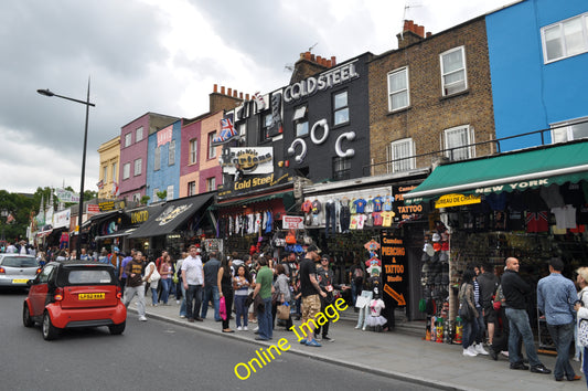 Photo 6x4 London : Camden - Camden High Street Camden Town Shops on Camde c2010