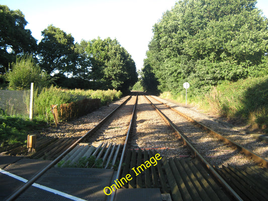 Photo 6x4 Railway to Hamstreet Warehorne This is the Marshlink railway li c2010