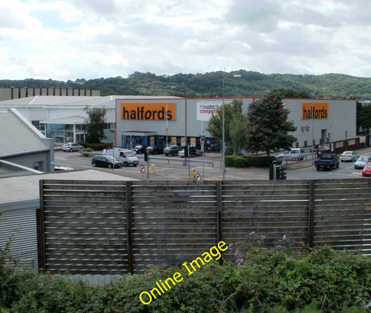 Photo 6x4 Cardiff : Halfords viewed from Grangetown railway station Cardi c2010