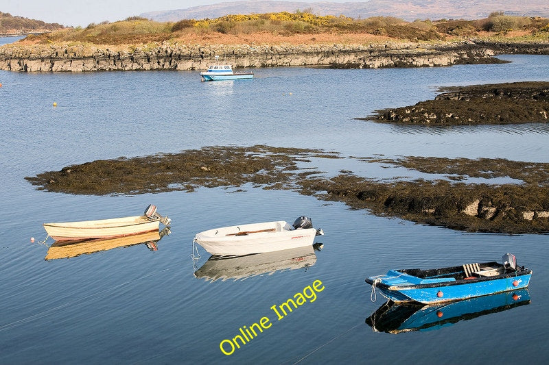 Photo 6x4 Ferry Port to Ulva Sound of Ulva The ferry port to the Isle of  c2009