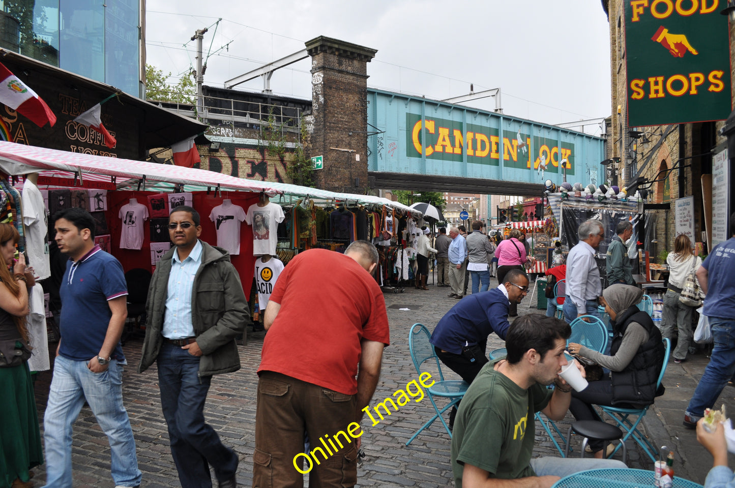 Photo 6x4 London : Camden - Camden Lock Place Camden Town A small road ju c2010