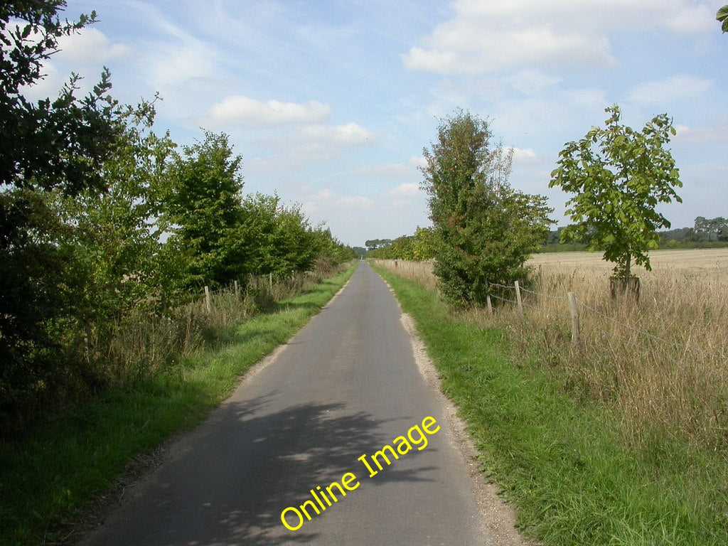 Photo 6x4 Ripley, London Lane Avon\/SZ1498 From Ripley to Bisterne; this  c2010