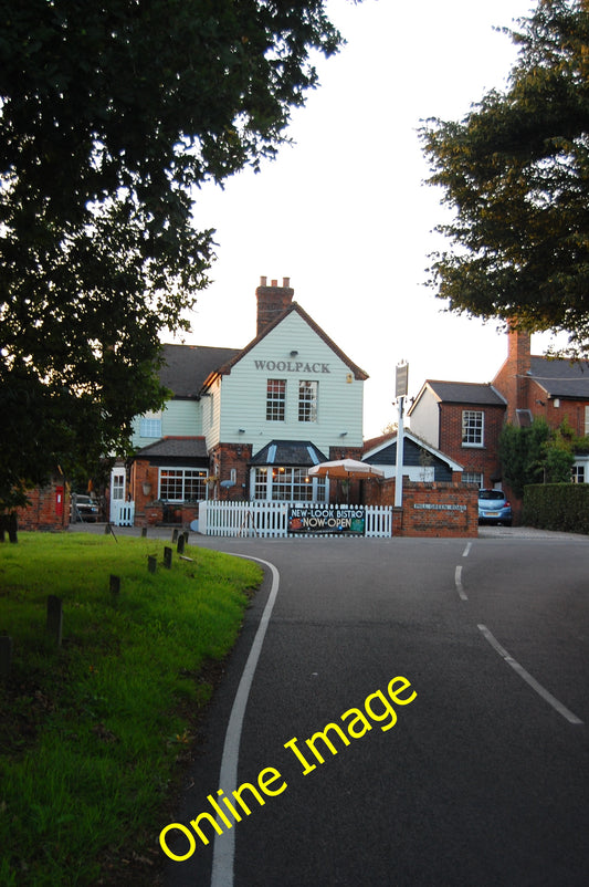 Photo 6x4 Fryerning Lane View towards the junction opposite the Woolpack. c2010