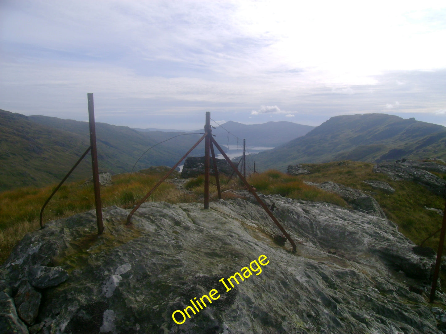 Photo 6x4 Beinn Ducteach Ardlui Looking across the summit of Beinn Ductea c2010