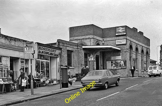 Photo 6x4 West Ealing Station, entrance View northward on Drayton Green R c1978