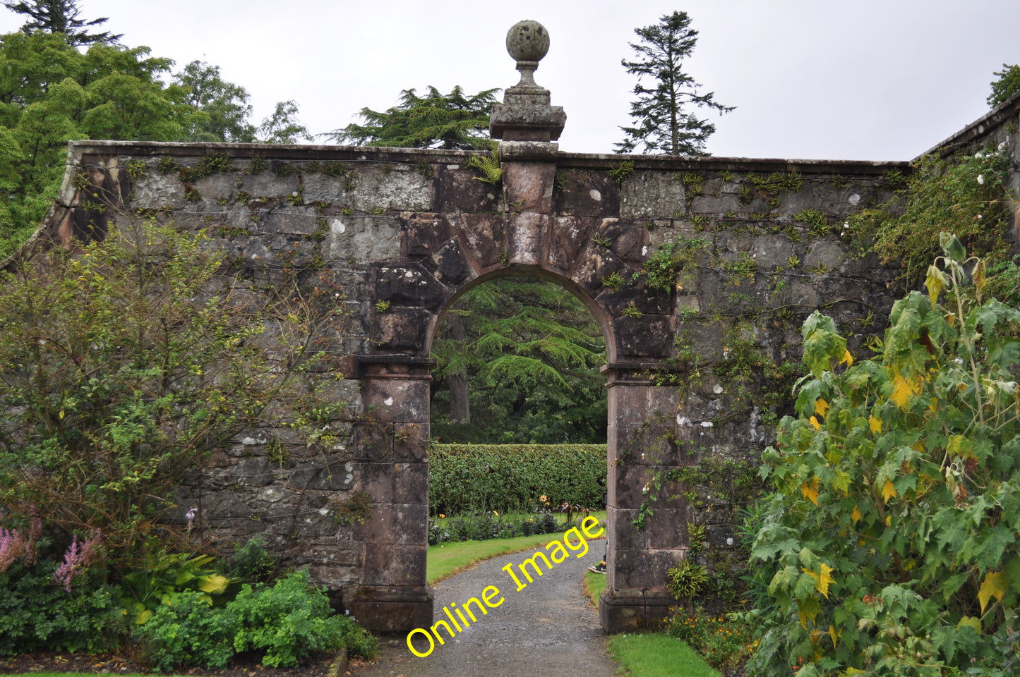 Photo 6x4 Gardens at Torosay Castle Craignure  c2010