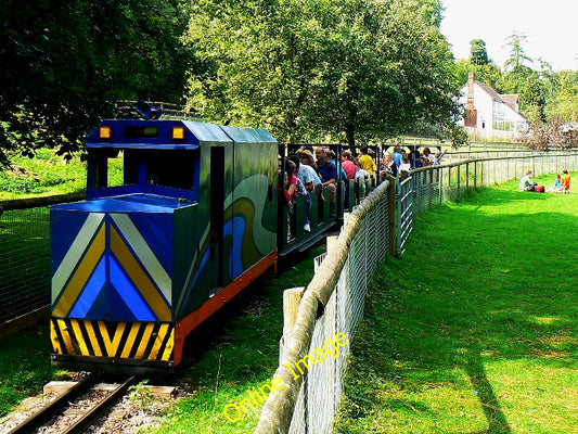 Photo 6x4 Miniature train, Beale Park, Lower Basildon A free train ride c c2010