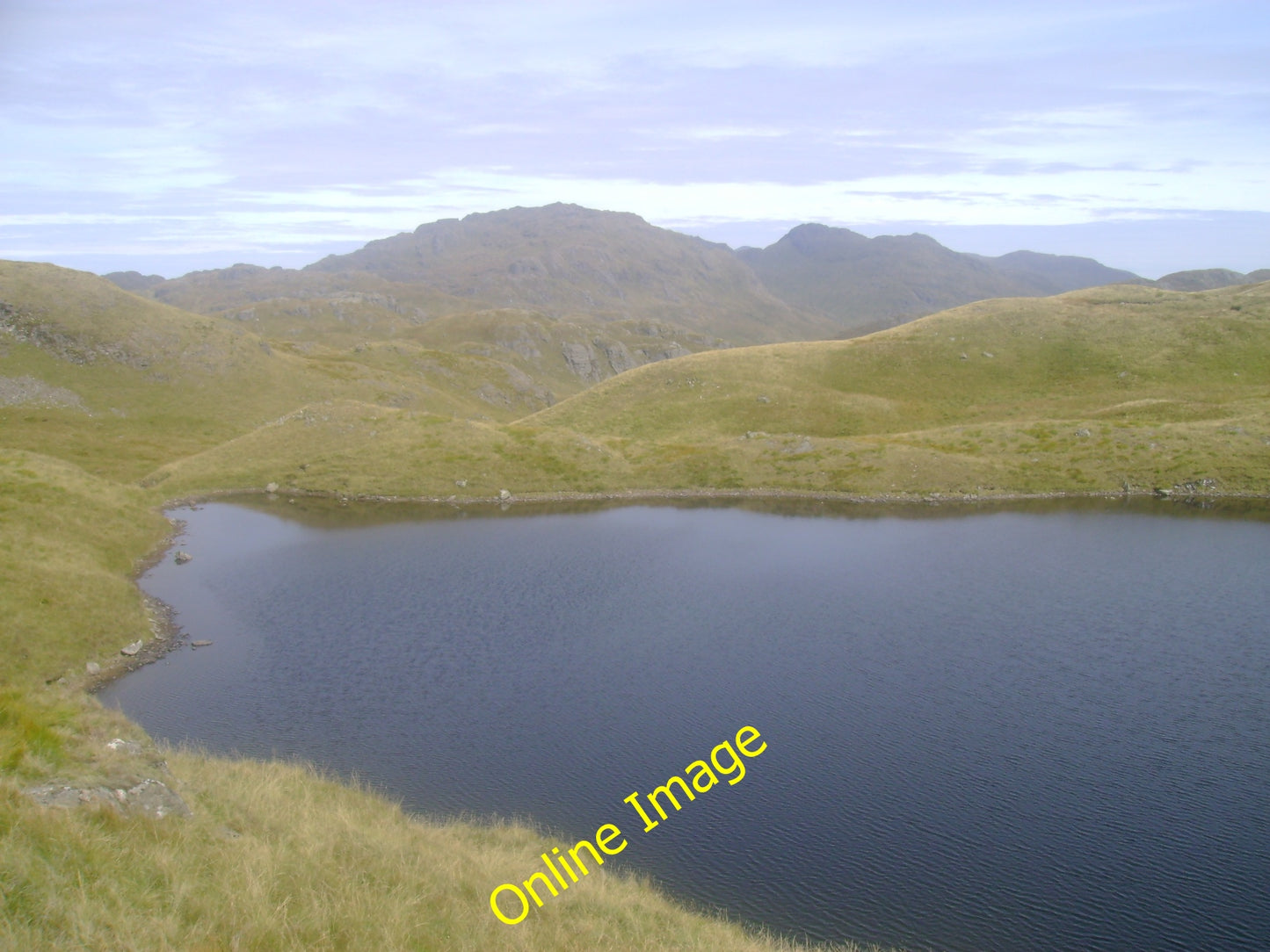 Photo 6x4 Lochan Dubh Ardlui Lochan Dubh with munros Beinn Chabhair and B c2010