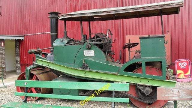 Photo 6x4 Bressingham Gardens- steam roller  c2010