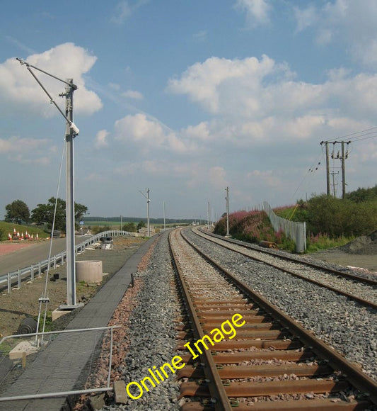 Photo 6x4 Airdrie to Bathgate Railway (under construction) Forrestfield T c2010