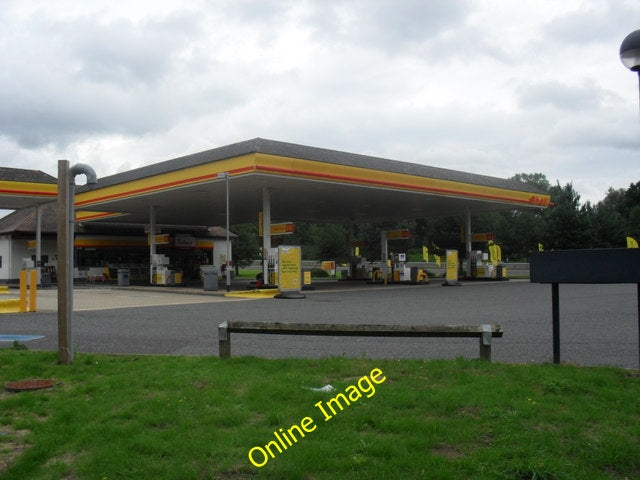 Photo 6x4 Filling station at Liphook Services on eastbound A3 Conford  c2010