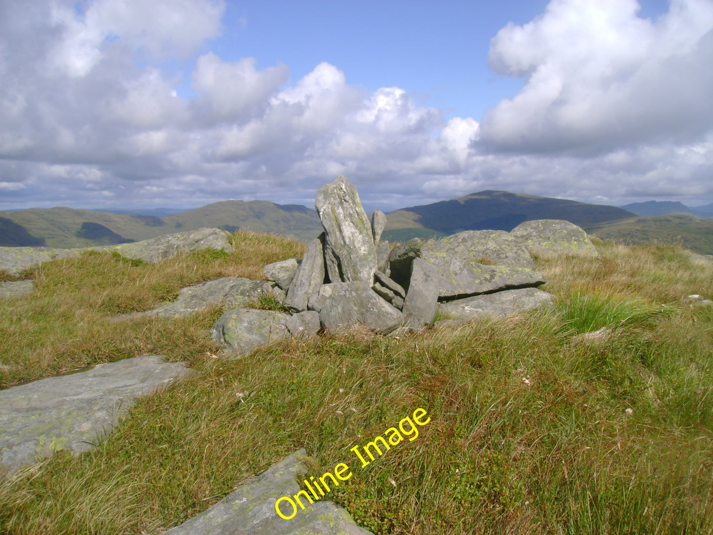 Photo 6x4 Sgorach Mor summit Clachaig\/NS1181 A rather minimal cairn tops c2010