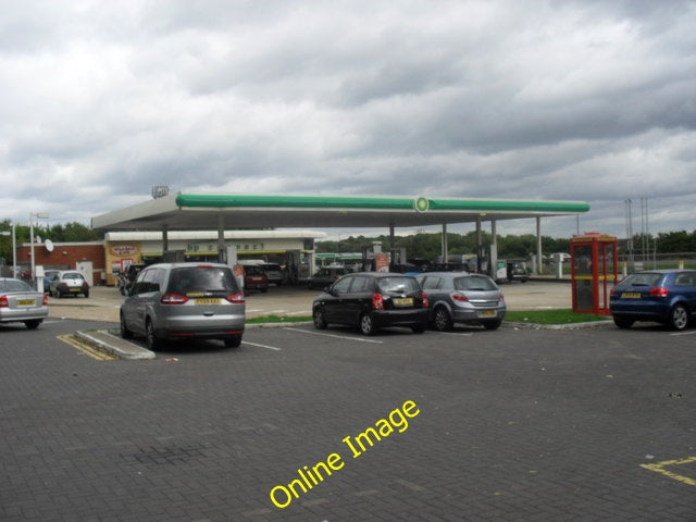 Photo 6x4 Filling station at Wisley Services on the A3 near Sendmarsh Rip c2010