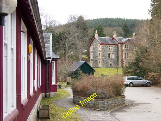 Photo 6x4 The car park at the Victorian Station, Strathpeffer  c2010