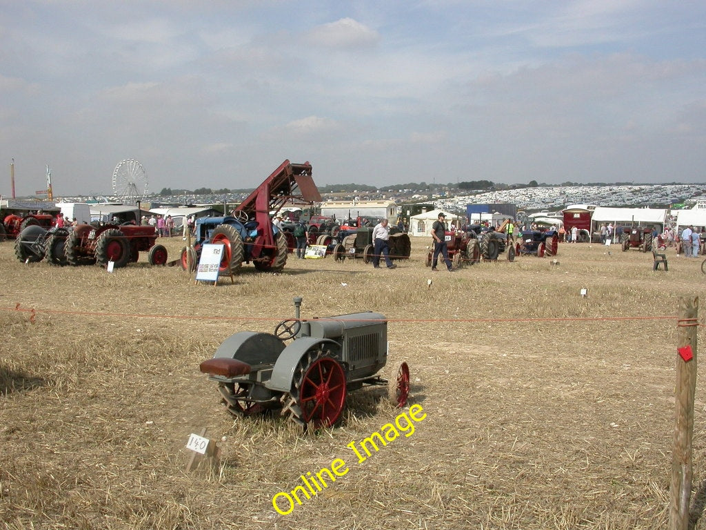 Photo 6x4 Great Dorset Steam Fair, static tractors Tarrant Launceston  c2010