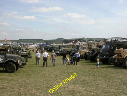 Photo 6x4 Great Dorset Steam Fair, military vehicles Tarrant Launceston  c2010