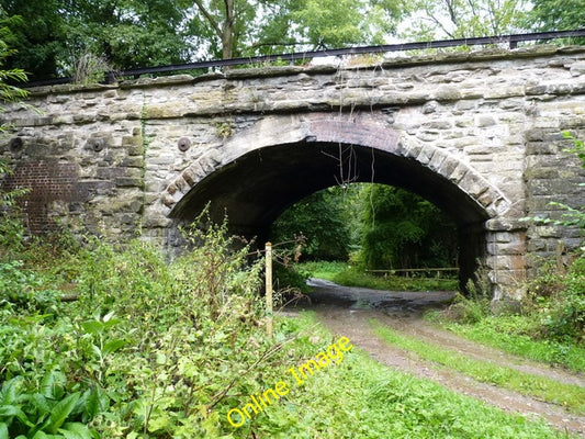 Photo 6x4 Railway bridge over the bottom end of Caughley Road Sutton Hall c2010