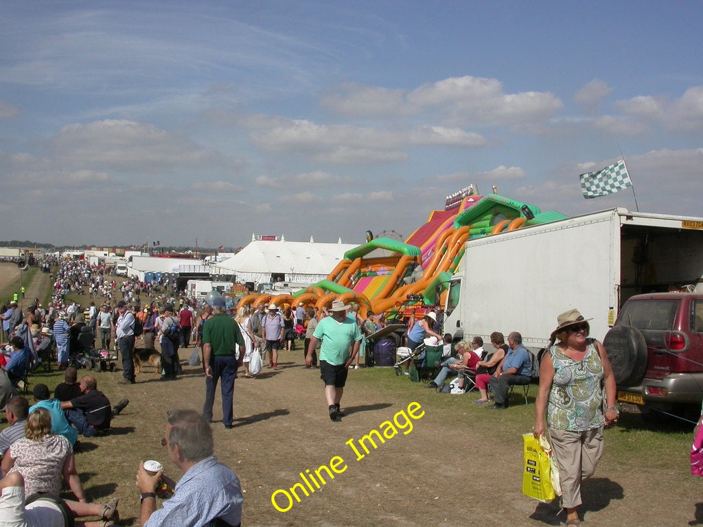 Photo 6x4 Great Dorset Steam Fair, children's slides Blandford Camp Along c2010