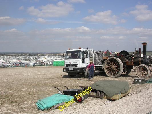 Photo 6x4 Great Dorset Steam Fair, coal supplies Blandford Camp  c2010