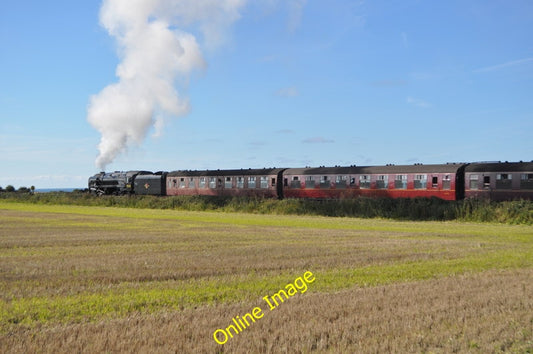 Photo 6x4 9F 92212 on an afternoon train Sheringham Heading off to Weybou c2010