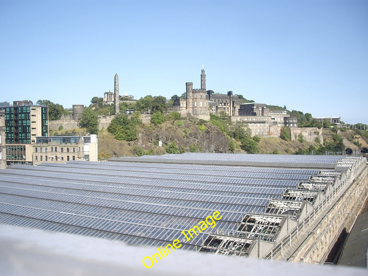 Photo 6x4 Roof canopy of Waverley Station (E) Edinburgh Looking towards C c2010