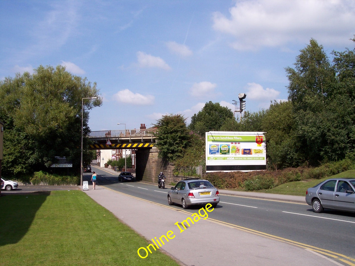 Photo 6x4 The railway bridge over Warrington Road at Ince Ince in Makerfi c2010