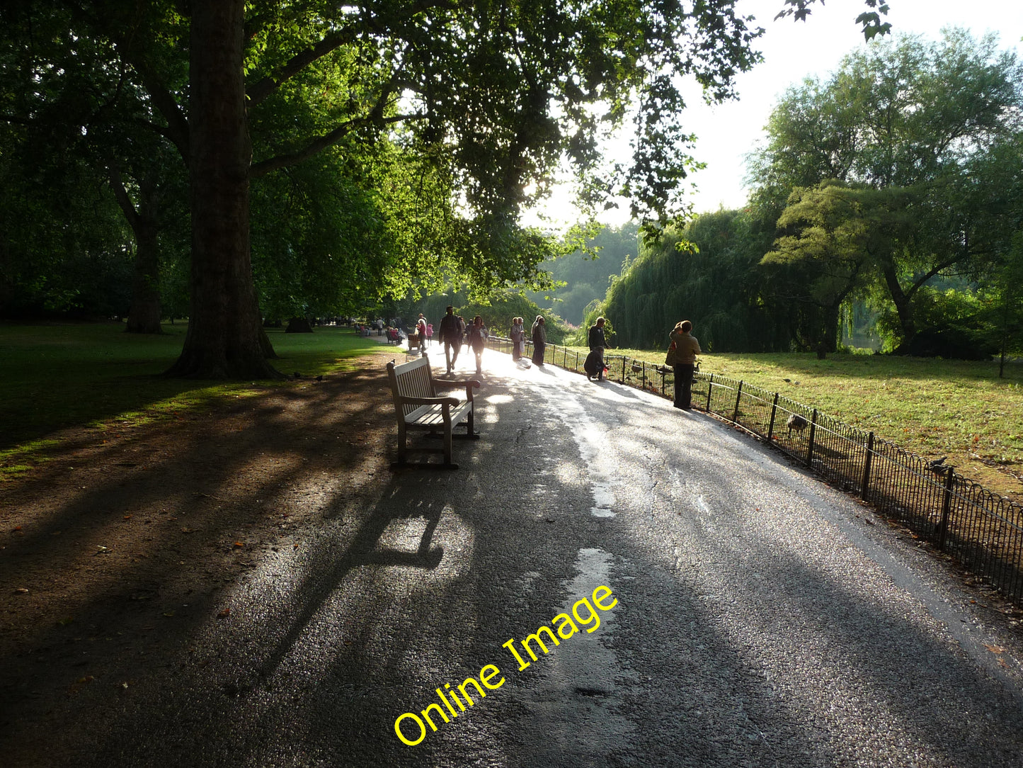 Photo 6x4 London : Westminster - St James's Park A path from Horseguards  c2010