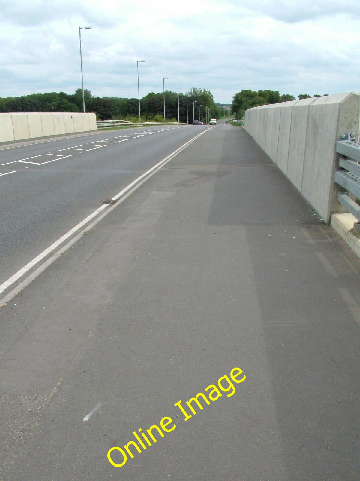 Photo 6x4 A606 Oakham Bypass Oakham\/SK8509 From the railway bridge looki c2010