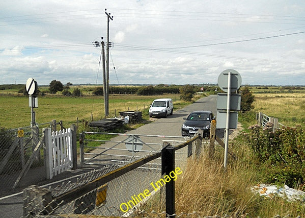 Photo 6x4 Normans Bay level crossing from a train Norman's Bay  c2010