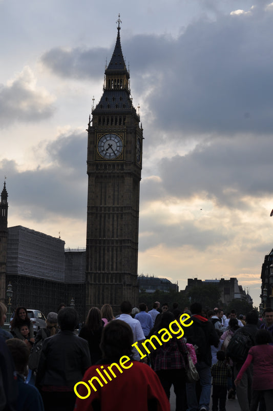 Photo 6x4 London : Westminster - Big Ben Clock Tower The evening is appro c2010