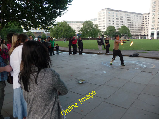 Photo 6x4 London : Lambeth - Street Performers Westminster My year 4 teac c2010